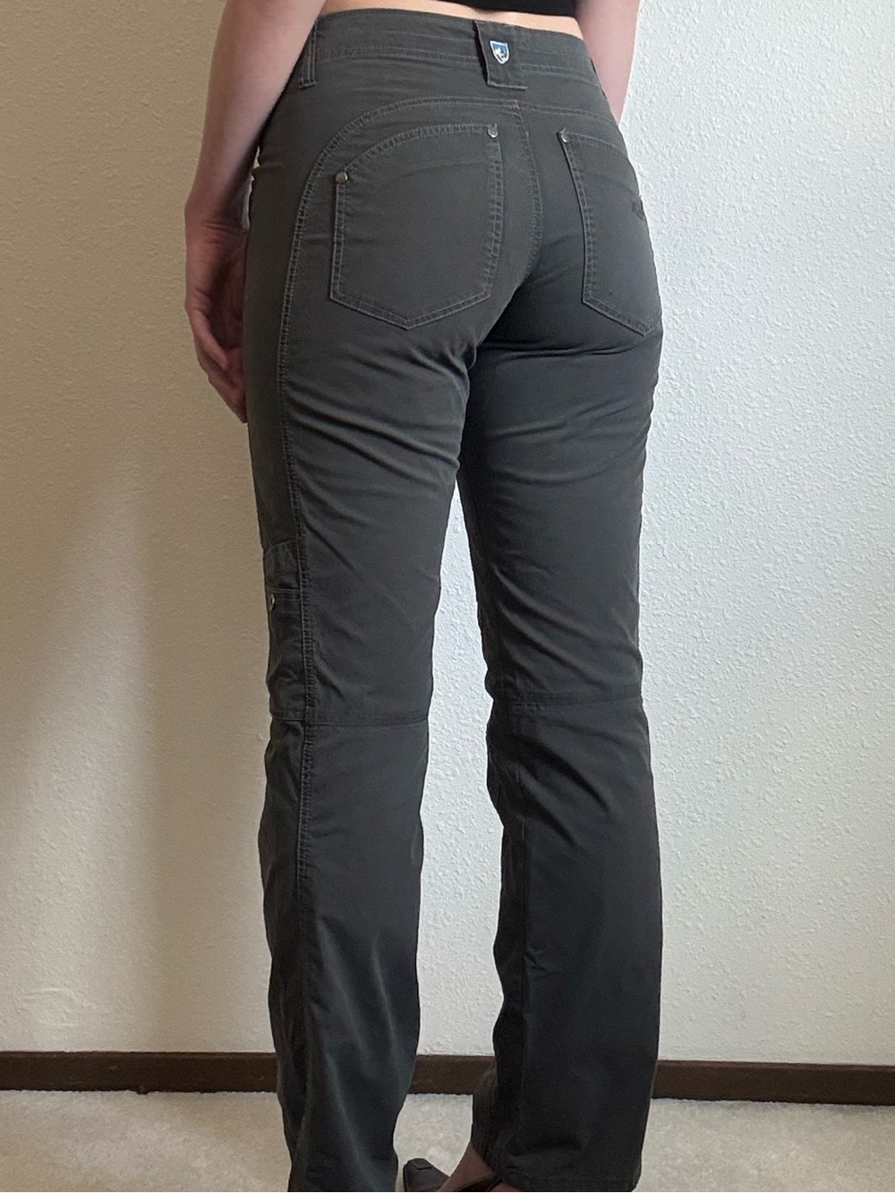 Y2K Kuhl Low Rise Slim Fit Bootcut Cargo Hiking Pants Gorpcore Utility Outdoors - Picture 2 of 10